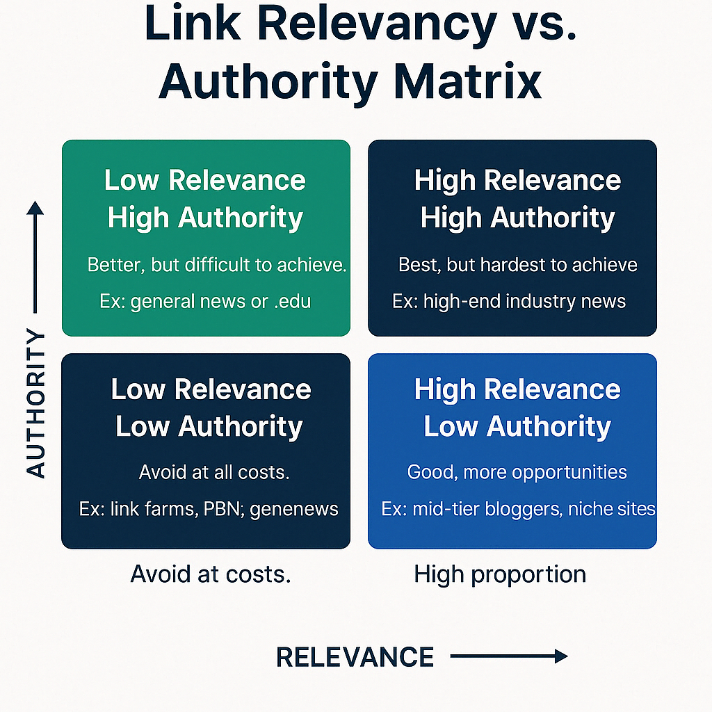 Link Relevance in backlink