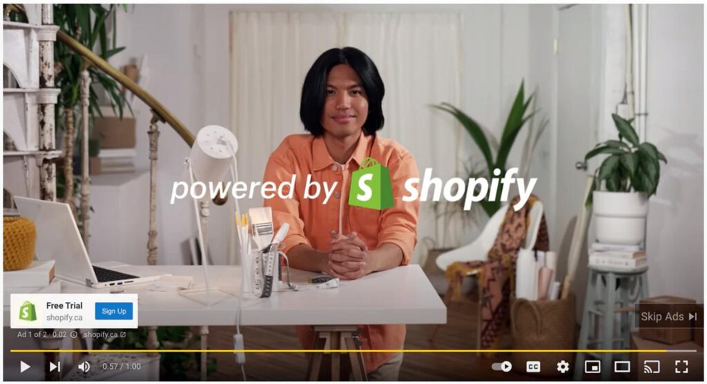 youtube插播广告案例