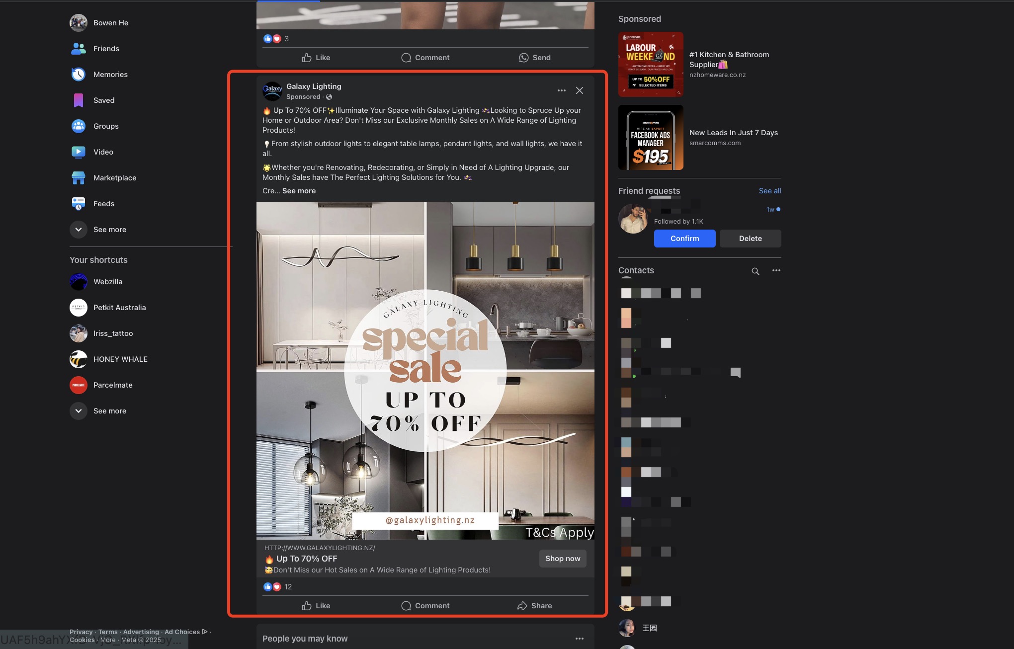 preview Facebook ads on desktop