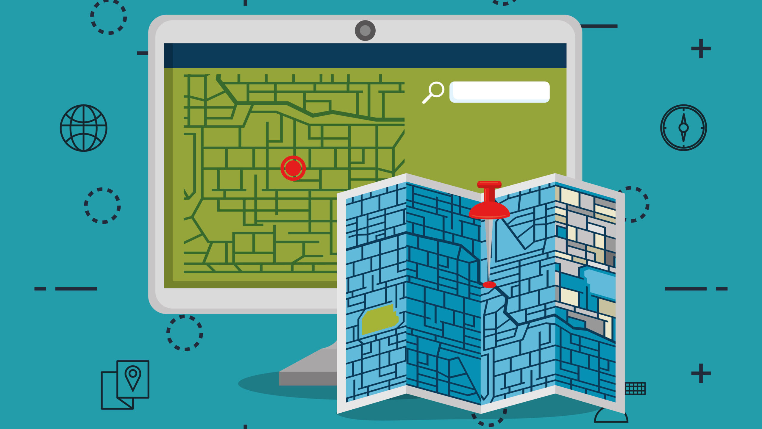 what is google map seo banner
