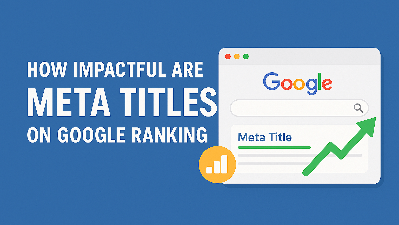 how impaceful are meata titles on google ranking blog banner image