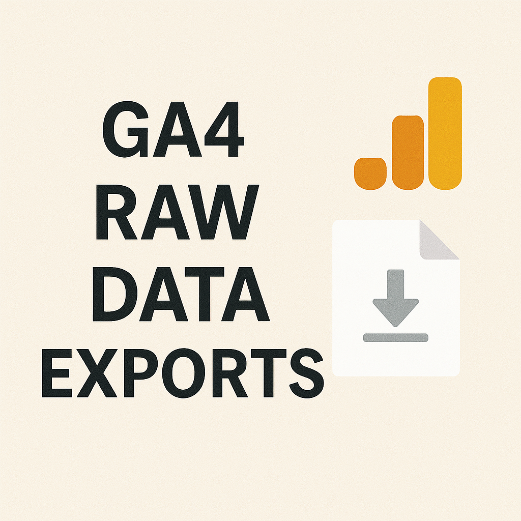 GA4 raw data exports
