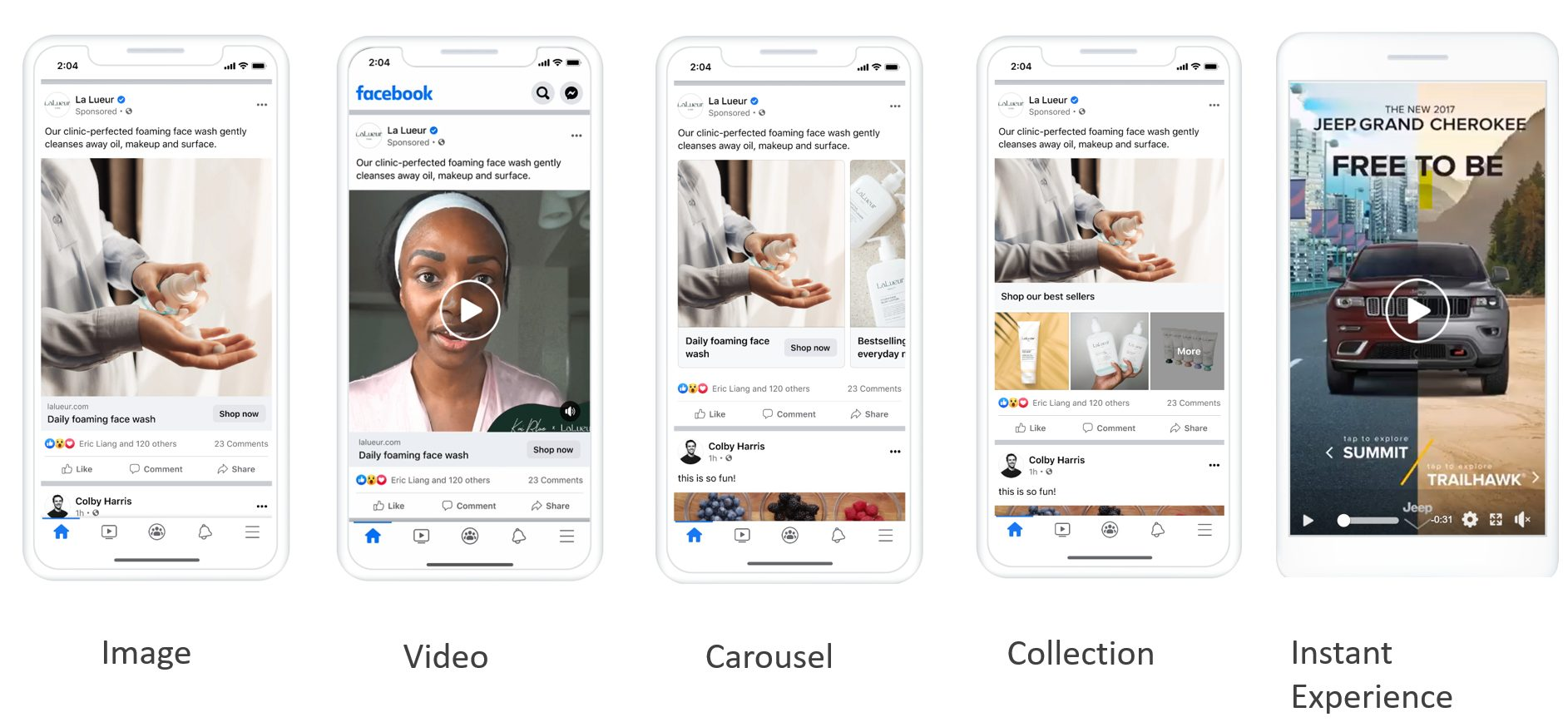 Facebook ads example