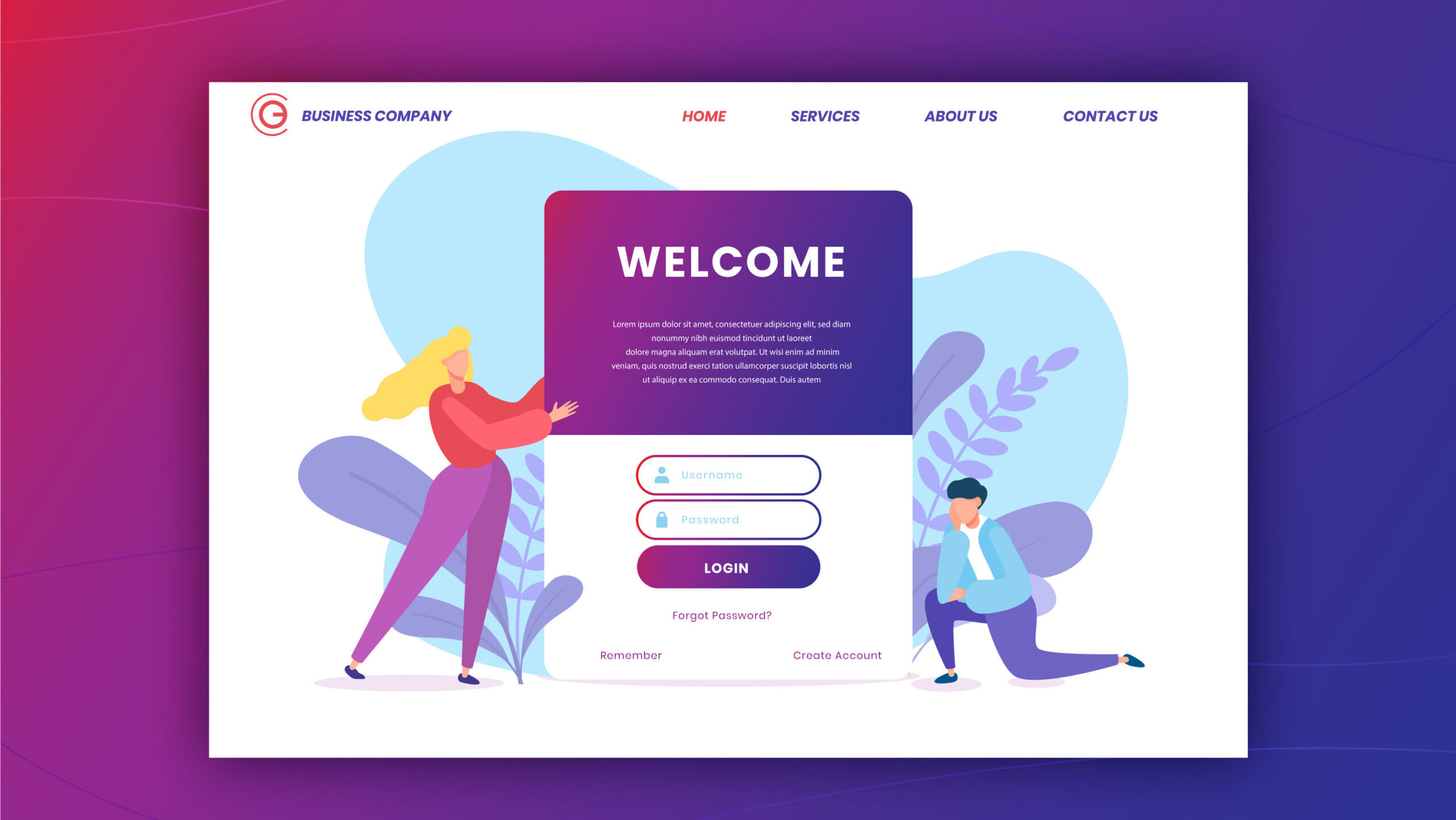 what is landing page banner image