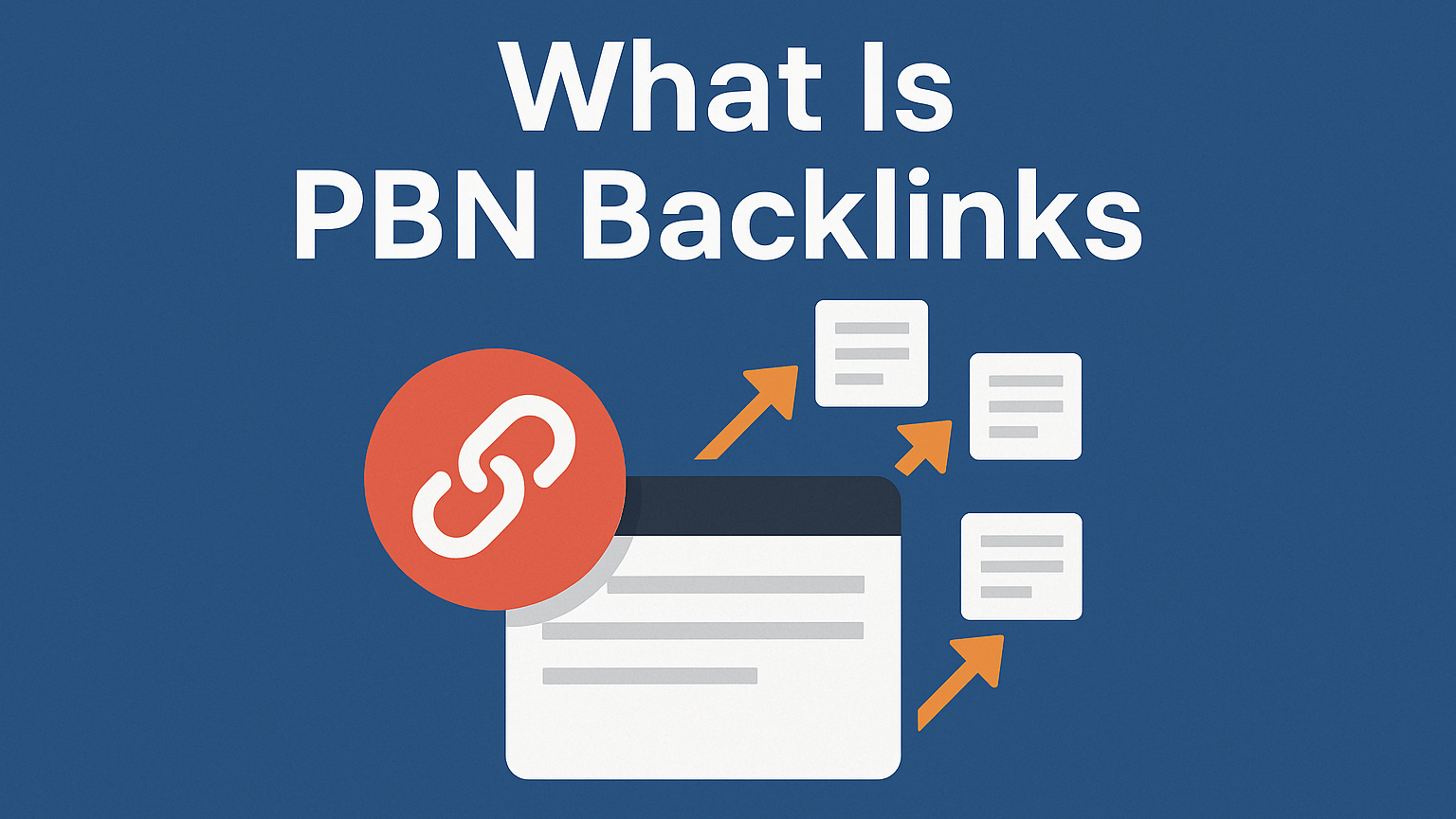what is PBN backlinks banner image