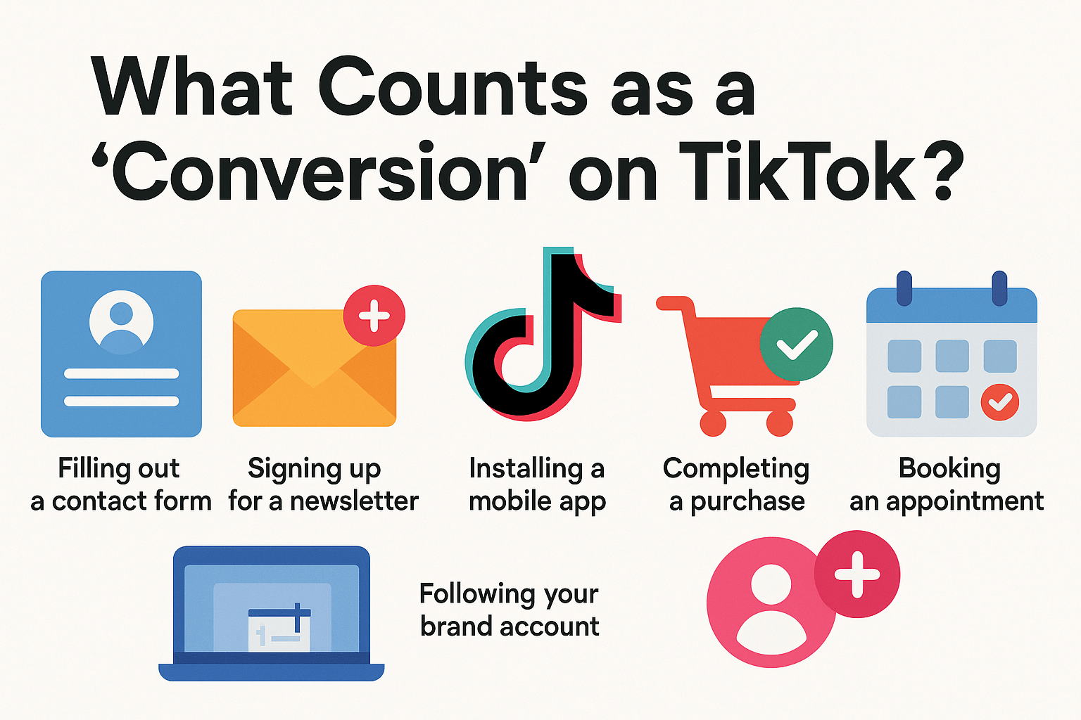 types of conversion on tiktok
