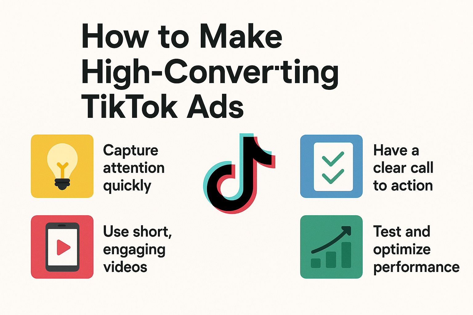 4 aspect to create a high converting tiktok ads