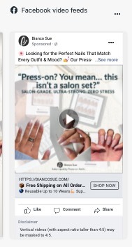 Instagram Video Ads Example