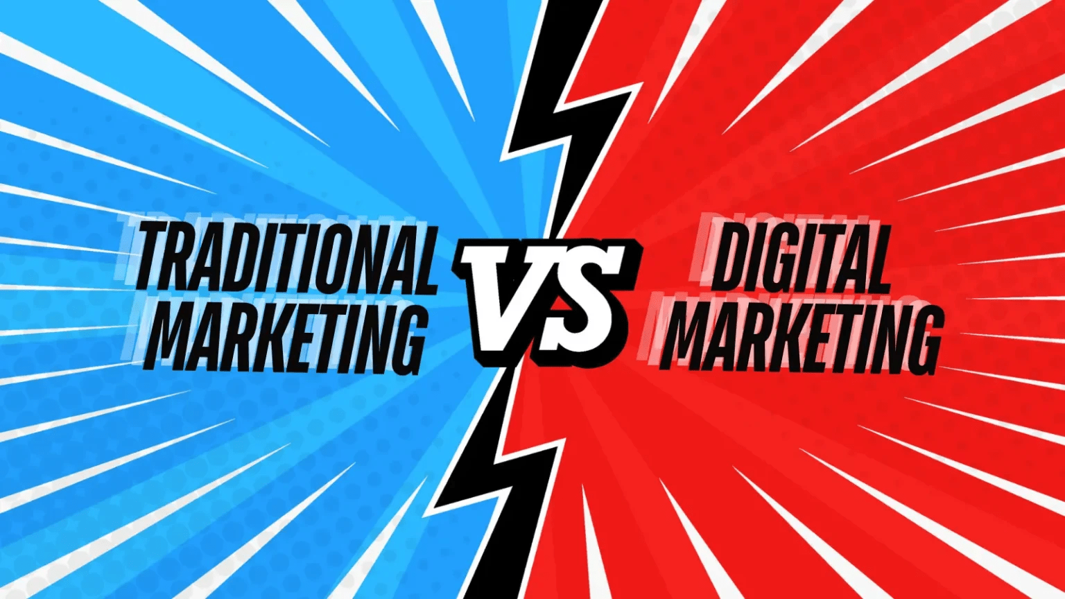 Traditional Marketing vs digital marketing